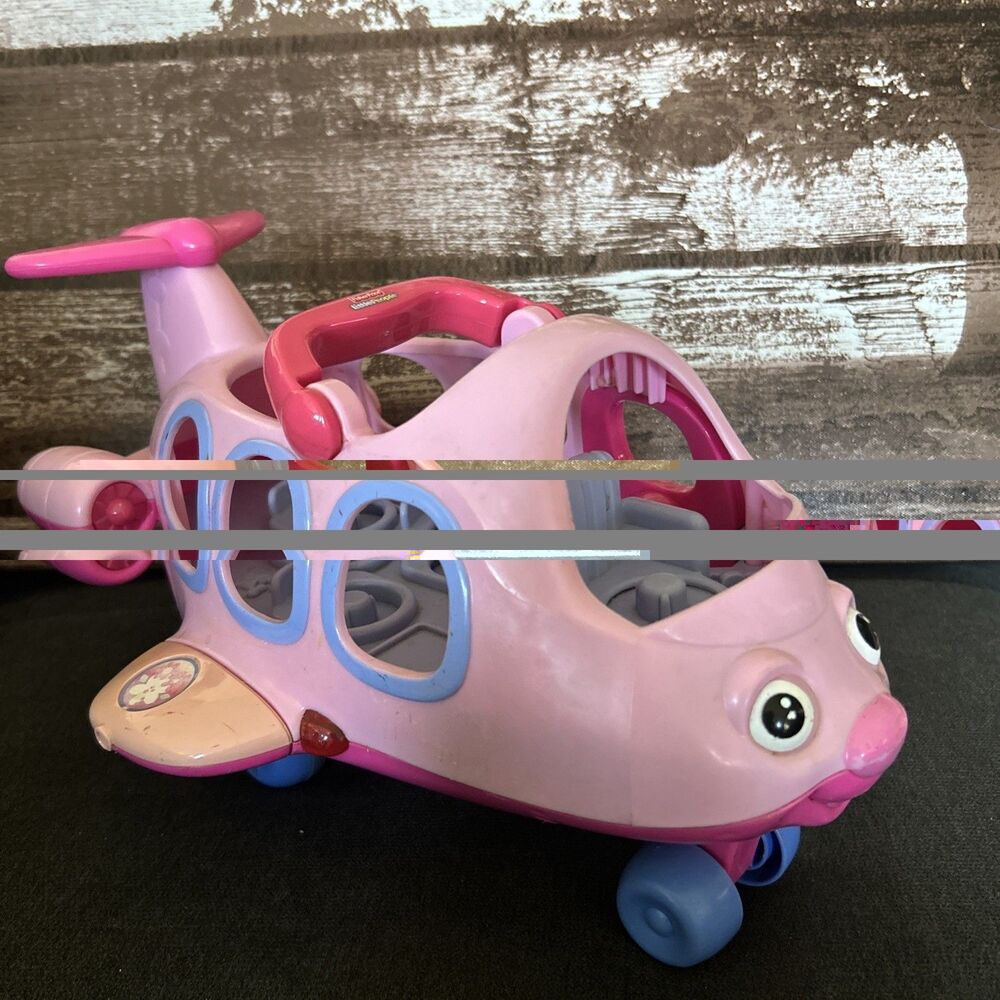 Fisher-Price LITTLE PEOPLE Lil' Movers PINK Airplane 2005